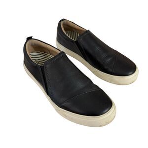 Taos 10 Black Leather Twin Gore Lux Slip On Sneakers Shoes Womens